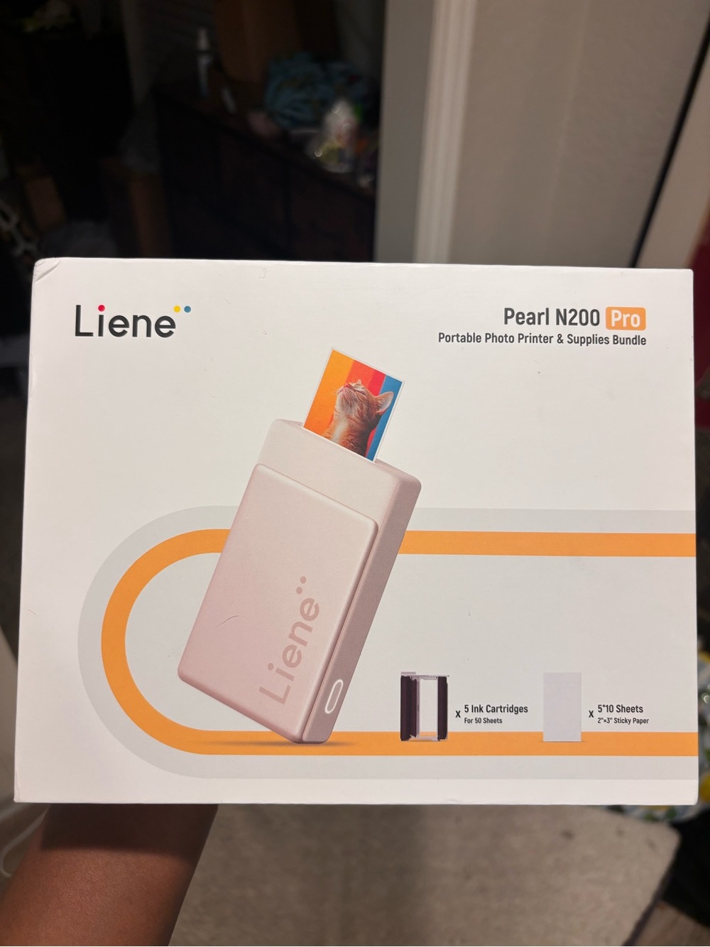 Pearl N200 Pro Portable Photo Printer - Pink